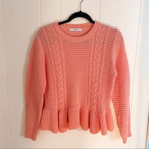 Peplum Knit Sweater